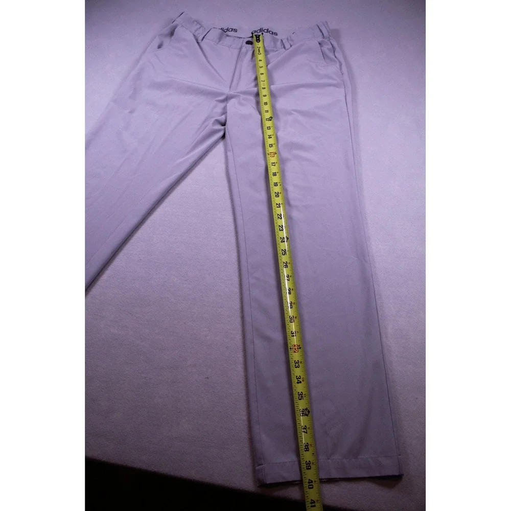 Adidas Ultimate365 Mens Golf Pants Grey Stretch Straight Leg 36x32